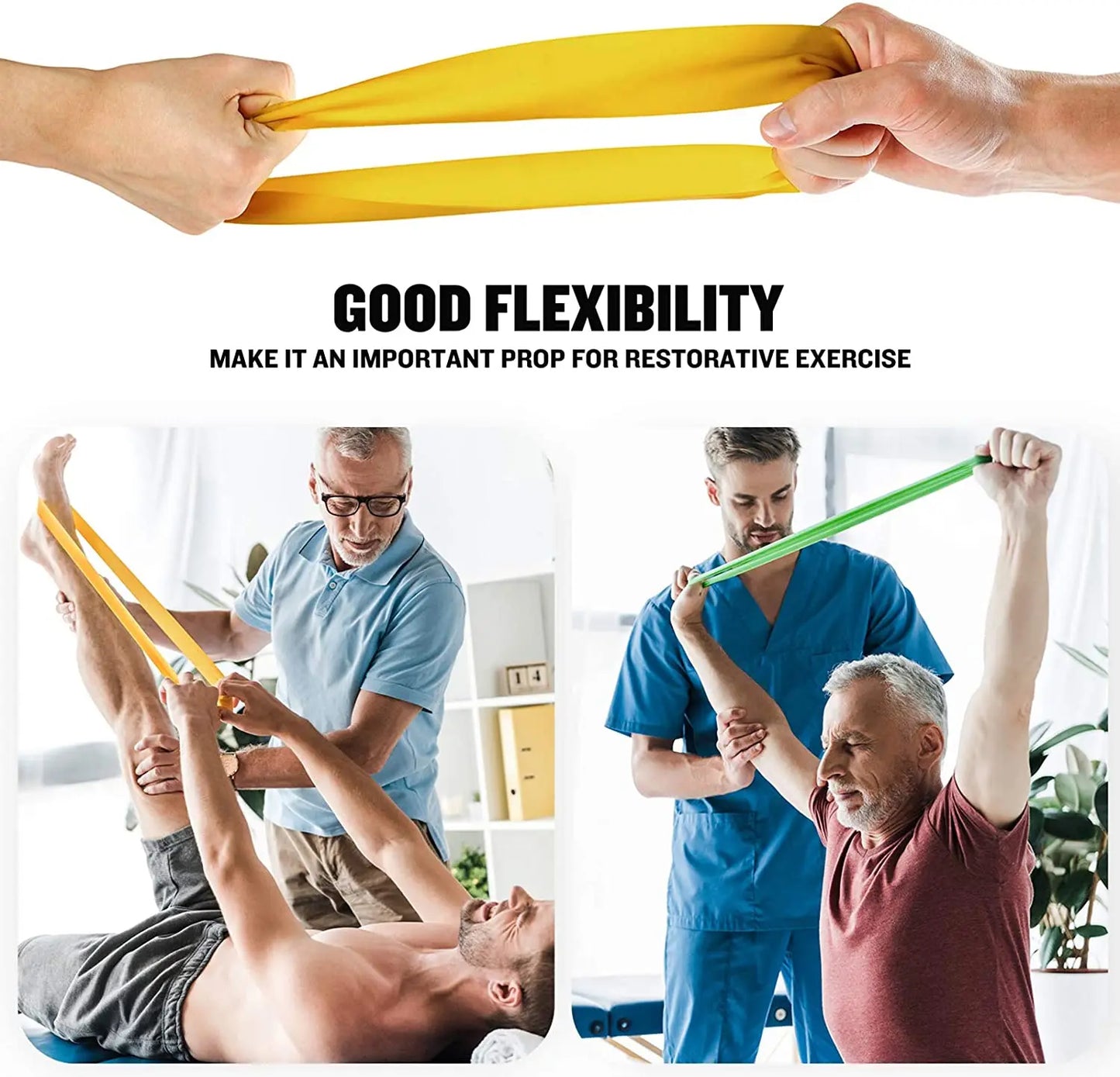 Different Resistance Bands Yoga Band Fitness Exercise Training Hip Tension Band Leg Squat Dance Elastic Loop Stretch Band