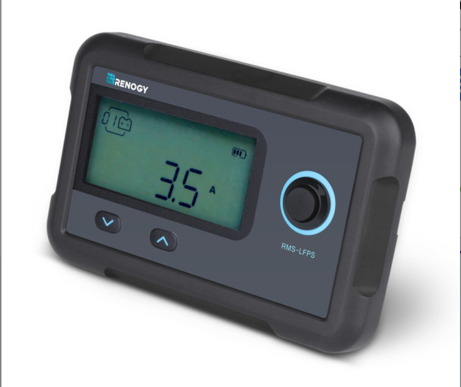 Renogy Smart Lithium Battery Monitoring Screen with BMS Communication Display