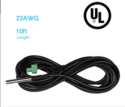 Renogy Battery Temperature Sensor RTSCC-G1 for MPPT & PWM Charge Controllers