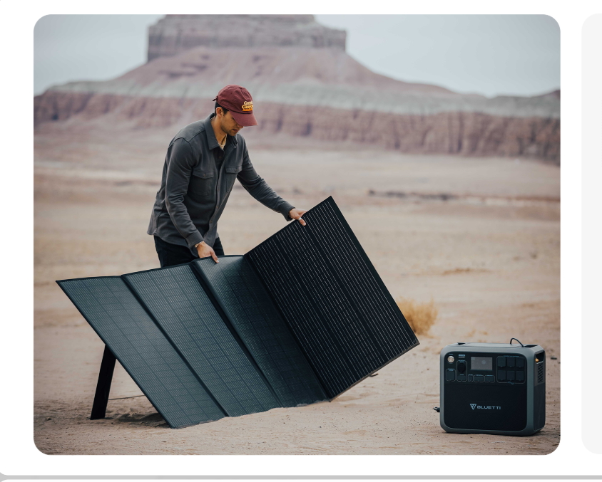 Bluetti 350W Foldable Panel